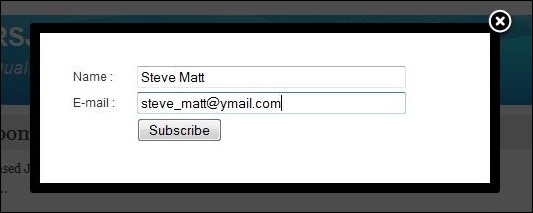 Subscribe to blog by email